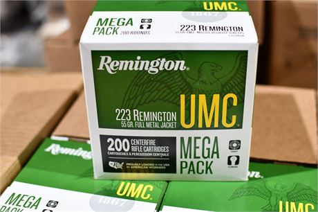 Remington 223 Rem 55gr 200RD Mega Pack